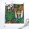 Green Mossy Mushrooms Woodland Botanical Lichen Nature Whimsical Teal Custom Removable Wallpaper by Spoonflower Peel & Stick Wallpaper 2FT Wide
